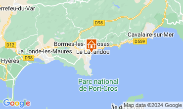 Mapa Le Lavandou Estdio 8589