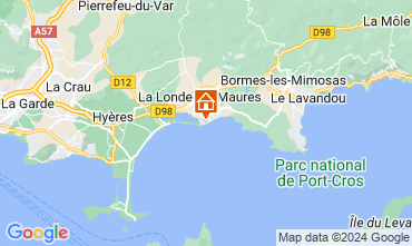 Mapa La Londe-les-Maures Apartamentos 75334