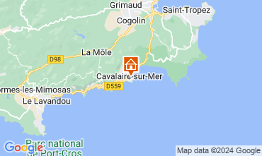 Mapa Cavalaire-sur-Mer Apartamentos 82294