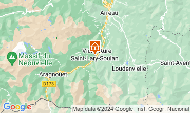 Mapa Saint Lary Soulan Estdio 80914