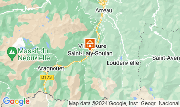 Mapa Saint Lary Soulan Estdio 80562