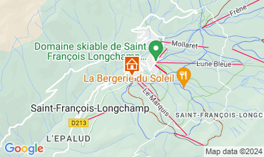 Mapa Saint Franois Longchamp Apartamentos 74101