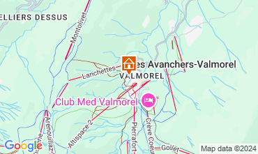 Mapa Valmorel Apartamentos 111703