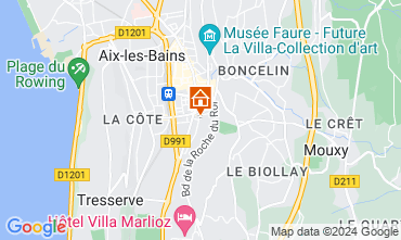 Mapa Aix Les Bains Apartamentos 118605