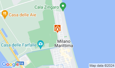 Mapa Milano Marittima Apartamentos 124869