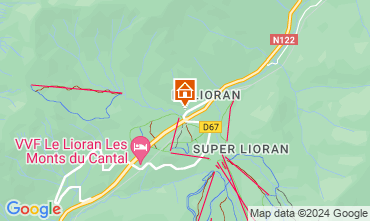 Mapa Le Lioran Apartamentos 116083