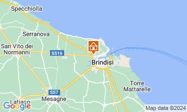 Mapa Brindisi Casa 128440