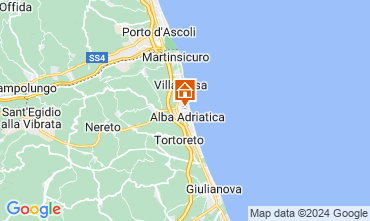 Mapa Alba Adriatica Apartamentos 127264