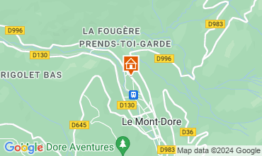 Mapa Le Mont Dore Casa 14875