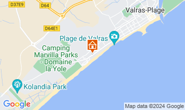 Mapa Valras-Praia Apartamentos 106263