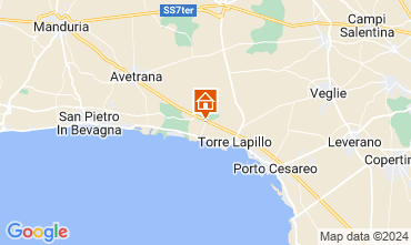 Mapa Porto Cesareo Apartamentos 128251