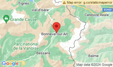 Mapa Bonneval sur Arc Apartamentos 475