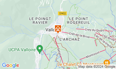 Mapa Valloire Chal 81297