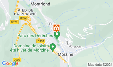 Mapa Morzine Chal 76329