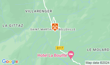Mapa Saint Martin de Belleville Apartamentos 26634