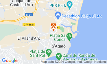 Mapa Playa d'Aro Apartamentos 127520