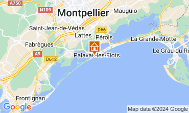 Mapa Montpellier Apartamentos 127448