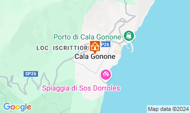 Mapa Cala Gonone Apartamentos 106618