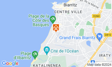 Mapa Biarritz Apartamentos 112856