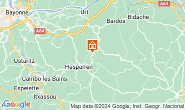 Mapa La Bastide-Clairence Casa 59143