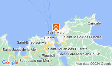 Mapa Saint Malo Apartamentos 128394
