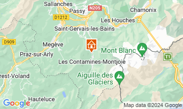 Mapa Les Contamines Montjoie Casa 944