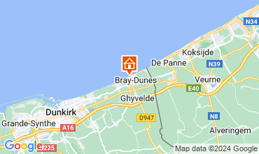 Mapa Bray-Dunes Apartamentos 97746