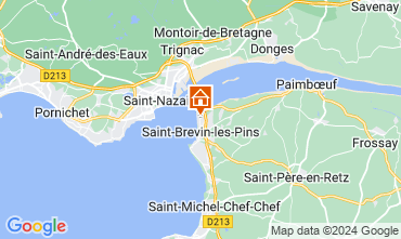 Mapa Saint Brevin les Pins Apartamentos 128372