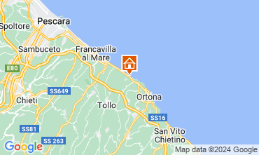 Mapa Ortona Apartamentos 127341