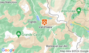 Mapa Val d'Isre Apartamentos 50921