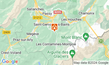 Mapa Saint Gervais Mont-Blanc Chal 119487