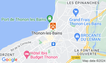Mapa Thonon Les Bains Apartamentos 114583