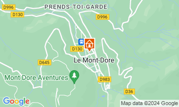 Mapa Le Mont Dore Apartamentos 91221