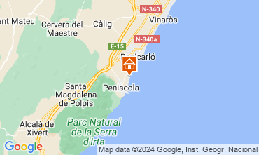 Mapa Penhíscola Apartamentos 98508