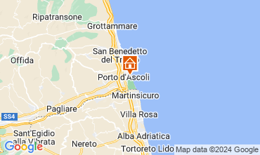 Mapa San Benedetto del Tronto Apartamentos 85875