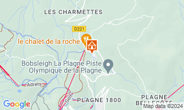 Mapa La Plagne Chalé 50144