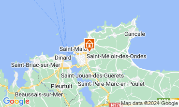 Mapa Saint Malo Casa de turismo rural/Casa de campo 125532