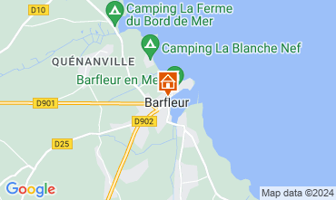 Mapa Barfleur Casa de turismo rural/Casa de campo 113106