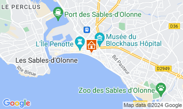 Mapa Les  Sables d'Olonne Apartamentos 59909