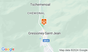 Mapa Gressoney Saint Jean Apartamentos 129089