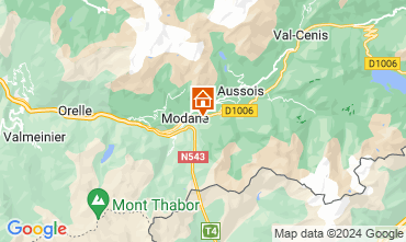 Mapa Modane Apartamentos 128690