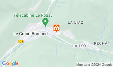 Mapa Le Grand Bornand Apartamentos 112885