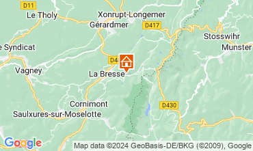 Mapa La Bresse Hohneck Apartamentos 62238