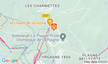 Mapa La Plagne Chal 2163