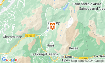 Mapa Oz en Oisans Chal 100938