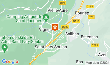 Mapa Saint Lary Soulan Apartamentos 126257
