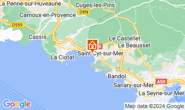 Mapa Saint Cyr sur Mer Apartamentos 119367