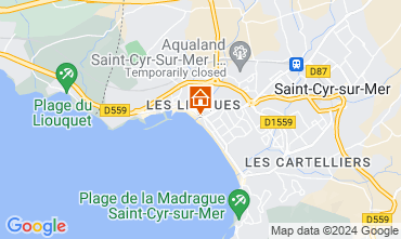 Mapa Saint Cyr sur Mer Apartamentos 119367