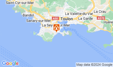 Mapa La Seyne sur Mer Apartamentos 124296