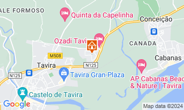 Mapa Tavira Apartamentos 126830
